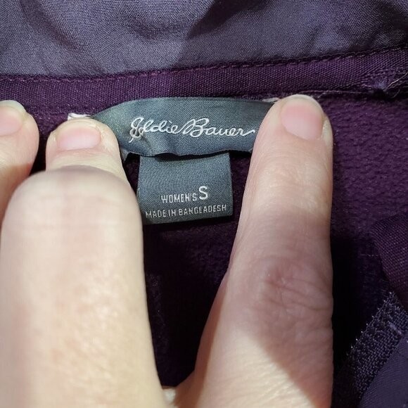 Eddie Bauer Women's Purple Full-zip Light Jacket Coat Size Small - Picture 7 of 12